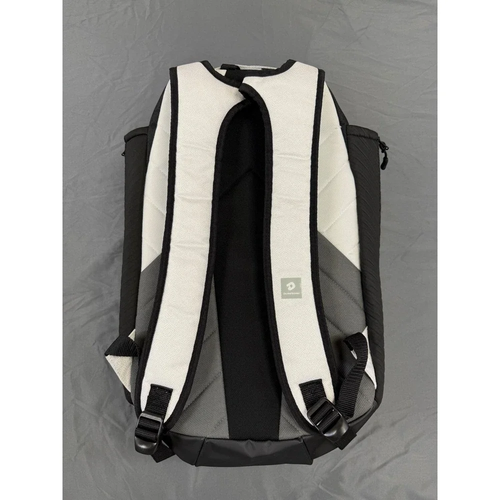 DeMarini Voodoo Baseball Softball Bat Backpack White Black Athletic Gear Bag